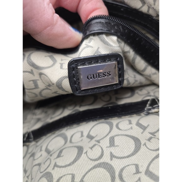 Vintage Guess Monogram Tote | Y2K Mob Wife Core - Picture 4 of 8